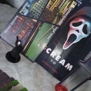 Scream Board Game with Ghostface Miniature - Black & Green Accents